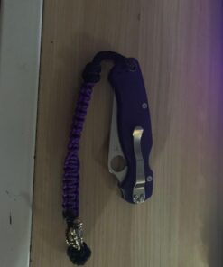 Spyderco Para Military 2 Signature Midnight Blue Knife with 3.42" CPM S110V Steel Blade and Durable G-10 Handle - PlainEdge - C81GPDBL2 37 71gt2Aa6cvL