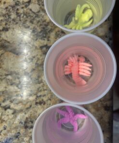 Funlop 24 Pack Sensory Jelly Water Growing Sea Life Creatures Animals, Amazing, Fun, Educational, Learning Toy for Children Boys and Girls (24 Assorted Sea Creatures and Colors) 28 71gtADftmqL