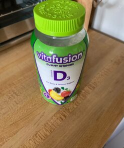 Vitafusion Vitamin D3 Gummy Vitamins for Bone and Immune System Support, Peach, Blackberry and Strawberry Flavored, 50 mcg Vitamin D, 75 Day Supply, 150 Count 150 Count (Pack of 1) 51 71gtFO8aJAL