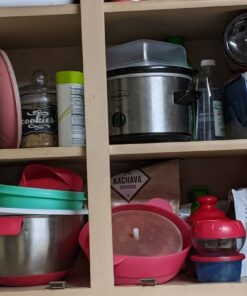 Simple Houseware Wall Mounted Spice Rack, Silver, Set of 2 51 71gtQ0gNYGL