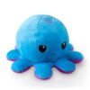 TeeTurtle - The Original Reversible Octopus Plushie - Purple + Blue - Cute Sensory Fidget Stuffed Animals That Show Your Mood, Angry Blue + Happy Purple, 4 inch 37 71gu5aPpviL