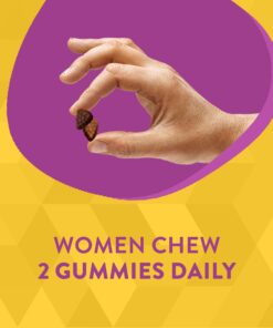 Nature's Way Alive! Women’s 50+ Daily Gummy Multivitamin, Supports Multiple Body Systems*, Supports Healthy Heart, Brain & Bones*, B-Vitamins, Mixed Berry Flavored, 130 Gummies (Packaging May Vary) 130 Count (Pack of 1) 22 71guFx6wz3L