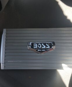 BOSS Audio Systems AR2000M Monoblock Car Amplifier - 2000 Watts, 2-4 Ohm Stable, Class A-B, Mosfet Power Supply, Gray Class A/B Monoblock 2000W 25 71gxNTDq6L