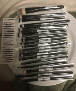 EmaxDesign 20 Pieces Makeup Brush Set Professional Face Eye Shadow Eyeliner Foundation Blush Lip Makeup Brushes Powder Liquid Cream Cosmetics Blending Brush Tool 60 71h nzMUVXL