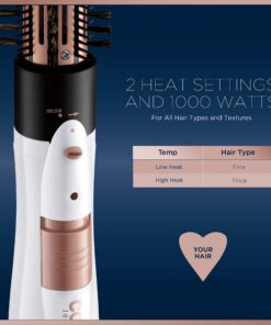 Conair Double Ceramic 3-in-1 Hot Air Brush, Dry as You Style 20 71h p0d7rlL