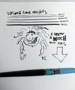 Pentel Fude Brush Pen, Extra Fine (XFL2F) 30 71h01fZWzqL