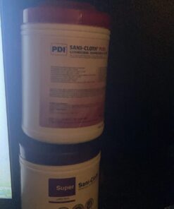 Super Sani-Cloth Germicidal Disposable Wipe - Fast 2-Minute Contact Time, Great for High-Touch Surfaces and Devices - Large Canister, 6 in. x 6.75 in. 160 Count (Pack of 1) 36 71h1BsmMCPL