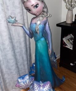 Frozen's Elsa The Snow Queen Airwalker Birthday Balloons Decoration - 57" Inches 28 71h1C GvjvL