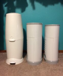 DEKOR Diaper Classic Hands-Free Diaper Pail | White | Easiest to Use | Just Step – Drop – Done | Doesn’t Absorb Odors | 20 Second Bag Change | Most Economical Refill System 40 71h2IGND7UL