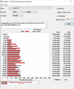 Seagate BarraCuda 4TB Internal Hard Drive HDD – 3.5 Inch Sata 6 Gb/s 5400 RPM 256MB Cache For Computer Desktop PC – Frustration Free Packaging ST4000DMZ04/DM004 39 71h2L Kzf3L