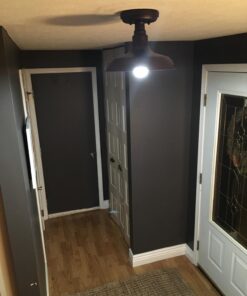 Design House 519884 Kimball 1 Light Semi Flush Mount Ceiling Light, Bronze Coffee Bronze 1 Count (Pack of 1) 42 71h3dMLebgL