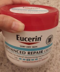 Eucerin Advanced Repair Body Cream, Fragrance Free Body Cream for Dry Skin, 16 Oz Jar Unscented 16 Ounce (Pack of 1) 56 71h3giRRSL