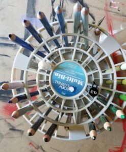 Loew-Cornell 390 Multi Bin Brush Organizer, 49 Hole 46 71h3hD4CFmL