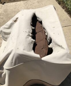 Classic Accessories Veranda Water-Resistant 30 Inch Patio Lounge Chair Cover, Patio Furniture Covers, Pebble/Bark/Earth 30"L x 35"D x 31"H 47 71h6BFSV9rL