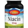 Carlson - Niacin, 50 mg, Supports Cholesterol Metabolism, Energy Production, Heart Health, Nerve Function, 300 Tablets 300 Count (Pack of 1)