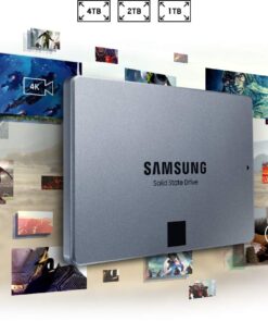 SAMSUNG 860 QVO 1TB Solid State Drive (MZ-76Q1T0B/AM) V-NAND, SATA 6Gb/s, Quality and Value Optimized SSD Single 37 71h8LfE5mdL