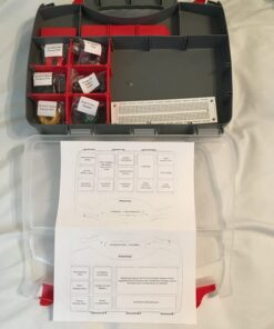 ProTechTrader Make: Electronics Component Pack 1 - Second Edition Kit Follows The Latest Make: Electronics 2nd ed Educational Book by Charles Platt Regular Pack 1 20 71h8LxOW3L 1