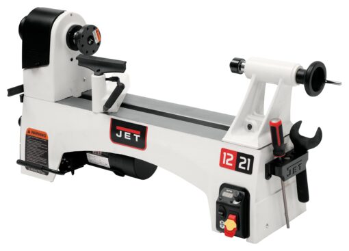 JET 12" x 21" Woodworking Lathe, Variable Speed, 1Ph 115V (JWL-1221VS) Variable Speed Wood Lathe