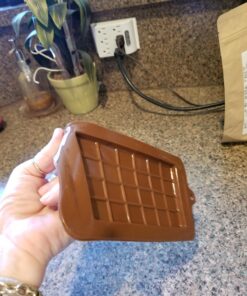 Freshware CB-607BR Silicone Break-Apart Chocolate, Protein and Energy Bar Mold Brown 16 71h8eyTPvuL