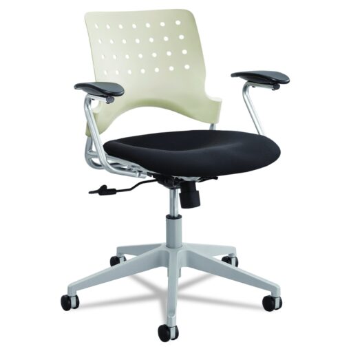 Safco Products 6807LT Reve Task Chair with Square Back, Latte
