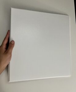 Amazon Basics 3 Ring Binder with 1.5 Inch D-Ring and Clear Overlay, White, 4-Pack 1.5-inch 37 71hA3w74FwL