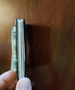 Radix One Slim Wallet - Minimalist Ultralight Polycarbonate Money Clip Black/Black 65 71hAKDa1kBL