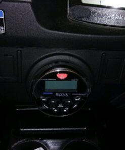 BOSS Audio Systems MGR350B Marine Gauge Stereo System - Digital Media MP3 Player, Bluetooth Audio Head Unit, No CD Player, USB, AM/FM Radio Receiver, Weatherproof MGR350B Receiver 55 71hB2VtrSPL