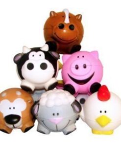 Fun Express Farm Animal Relaxable Balls (1 Dozen)