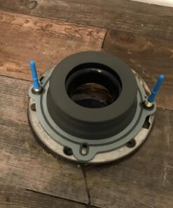 Danco 10879 All-in-One Toilet Installation Kit with Perfect Seal Wax Ring & Zero Cut Bolts, Blue and Gray, 1-Pack 1 Pack 51 71hBNPO6ZL