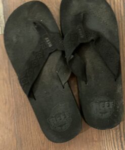 Reef Women's Sandy Flip-Flop 8 Black/Black 30 71hBTF0Em0L