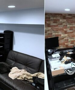 Wallpaper Faux Smooth Rust Tuscan Brick Wall, Looks Real Up! 11 yd 47 71hBewRUDL