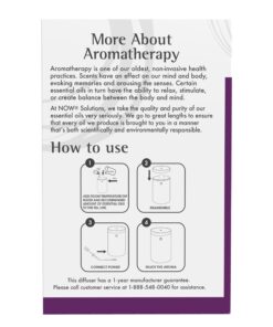 NOW Essential Oils, Portable USB Ultrasonic Aromatherapy Oil Diffuser, Extremely Quiet and Heat Free, Travel Friendly Diffuser 11 71hBfJFlqjL