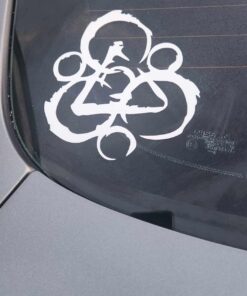 Alternative view of Coheed Rock Band Symbol Logo for Car Truck Laptop Helmet Bumper Die Cut Vinyl Decal Sticker (White, 5.5")
