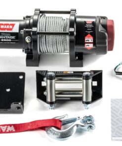Alternative view of Warn ProVantage 2500 Winch - 2500 lb. Capacity, 50' of 3/16" Wire Rope, Roller Fairlead, Wired Remote Control, Weather-Sealed, for ATV/UTV