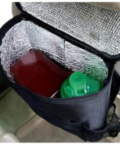 KAFEEK Car Seat Organizer/Auto Seat Back Organizer/Multi-Pocket Travel Insulated Drinks Holder Cooler/Storage Bag Cool Wrap Bottle Bag with Mesh Pockets(Heat-Preservation) 1-Pack 18 71hDvlLqvSL