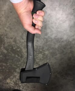 Schrade SCAXE2L 15.7in Large Survival Axe with 4.2in Stainless Steel Blade and Glass Fiber PA and TPR Rubber Handle for Outdoor Survival Camping and Everyday Tasks Standard Packaging 30 71hEHWV9NgL