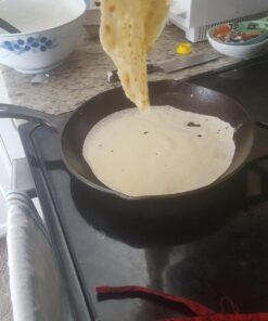 Lodge 10 Inch Cast Iron Chef Skillet. Pre-Seasoned Cast Iron Pan with Sloped Edges for Sautes and Stir Fry. 10" 36 71hEep3xWHL