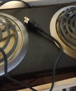 IMUSA USA GAU-80306 Electric Double Burner 1750-Watts , Black 39 71hF1c9JEHL