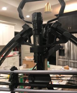 WINDFIRE Waterproof Green Light LED Coyote Hog Hunting Light Lamp Tactical Flashlight Torch with Pressure Switch and Rail Rifle Mount for Picatinny 37 71hFvL93UsL