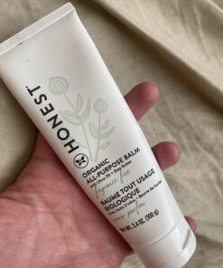 The Honest Company Organic All Purpose Balm | Gentle for Baby | Soothes + Moisturizes | Plant-Based + Hypoallergenic | 3.4 oz All Purpose Balm, 3.4 oz 31 71hGkpW50EL