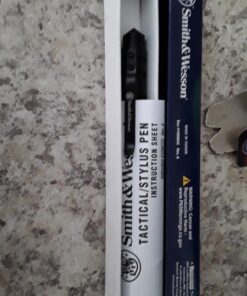 Smith & Wesson SWPEN3BK 5.4in Aircraft Aluminum Refillable Tactical Screw Cap Stylus Pen for Outdoor, Survival, Camping and EDC 37 71hHuvAQa6L 2