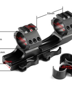Mizugiwa 1inch /30mm Quick Release Cantilever Weaver Forward Reach Dual Ring Scope Mount 23 71hKSZs21YL