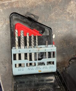 COMOWARE Screw Extractor & Left Hand Drill Bit Set- Broken Bolt Remover HSS M2, 10pcs with Metal Index Case 26 71hKVS9vFoL 1