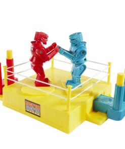 Alternative view of Mattel Games Rock 'Em Sock Em Robots: you control the battle of the robots in a boxing ring!
