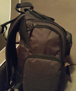 Mancro Diaper Bag Backpack, Multifunctional Dad Diaper Bag with 2 Side Insulated Pockets, Travel Water Resistant Baby Diaper Backpack for Men Women with Stroller Straps, Black 45 71hLgHVnFL