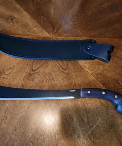 Condor Tool & Knife Golok Machete with Leather Sheath | Heavy Duty Machete | High Carbon Steel | Walnut Handle | Hand Crafted Leather Sheath | Tactical Machete | 0.2in Thick | 14.5in Blade | 30.7oz 1 34 71hMA0CccKL 1