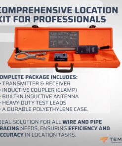 TEMPO Communications 501 Tracker II Underground Wire Locator & Cable Tracer | Buried Wire Tracer, Underground Cable Locator | Circuit and Cable Tester | Locate Cables 7 Ft Deep (Professional Grade) 15 71hMAeCYHGL