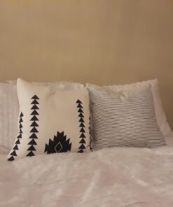 Woven Nook - Modern & Luxurious 18" x 18" Decorative Leather Throw Pillow Covers - Durable Quality & Machine Washable - 100% Polyester Faux Leather - Amaro Design - 4 Pack 18 x 18-Inch Amaro - Black, White, Tan, Grey, Brown, Neutral 29 71hMMVChXmL 3