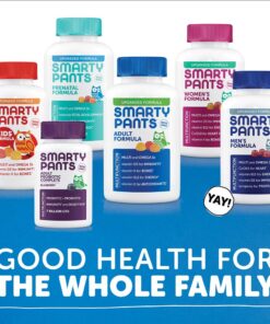 SmartyPants Multivitamin for Men, Organic Gummies: Probiotics, CoQ10, Methylfolate, Omega 3 (ALA), Vitamin D3, C, Vitamin B12, B6, Vitamin A, K & Zinc for Immune Support, 120 Gummies (30 Day Supply) Adult Formula 42 71hN8wonjuL