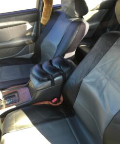 FH Group Classic PU Leather Pair Set Car Seat Covers, Airbag Compatible with Gift - Universal Fit for Cars Trucks & SUVs (Gray/Black) PU002102 Gray 25 71hNYM0WoxL